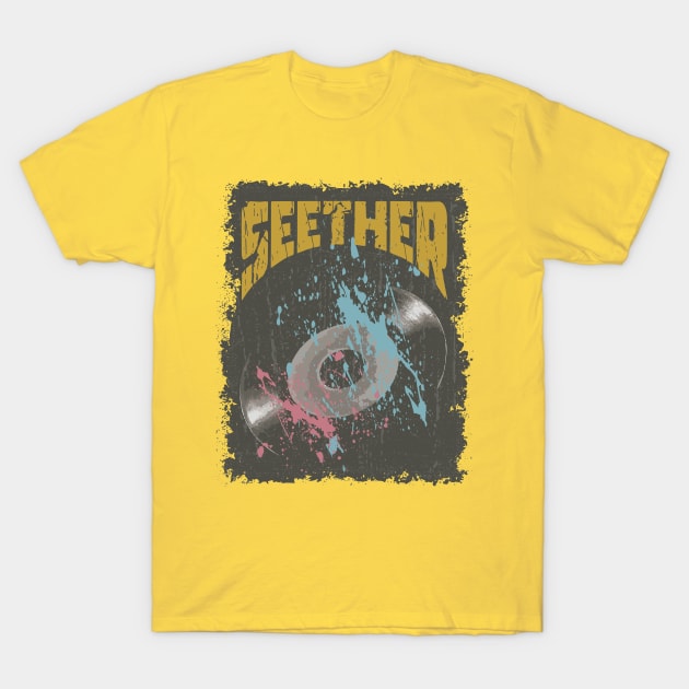 Seether Vintage Vynil T-Shirt by K.P.L.D.S.G.N